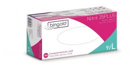BINGOLD 100 gants Nitrile 30Plus -