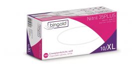 BINGOLD 100 gants Nitrile 30Plus -