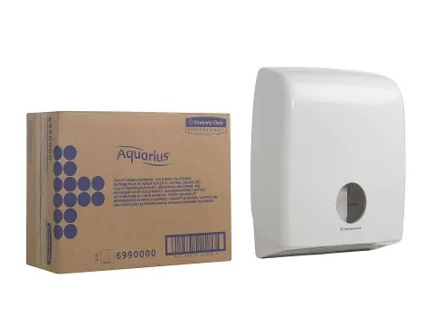 Kimberly-Clark  Distrib. Aquarius papier hygienique  plie