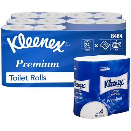 Kimberly clark Kleenex 6x4 rlx papier hygienique 4plis blanc