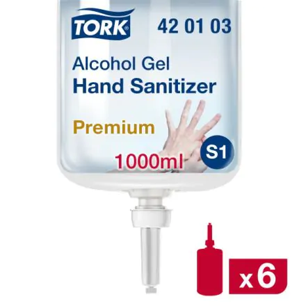 TORK S1 gel hydro alco. 6x1L