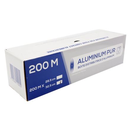FRANCE ALU FILM Papier aluminium 200mx0,325 en