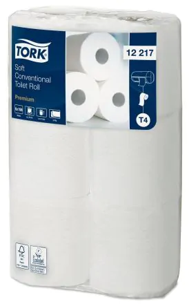 TORK T4  72 rlx papier hygienique premium blanc 2plis